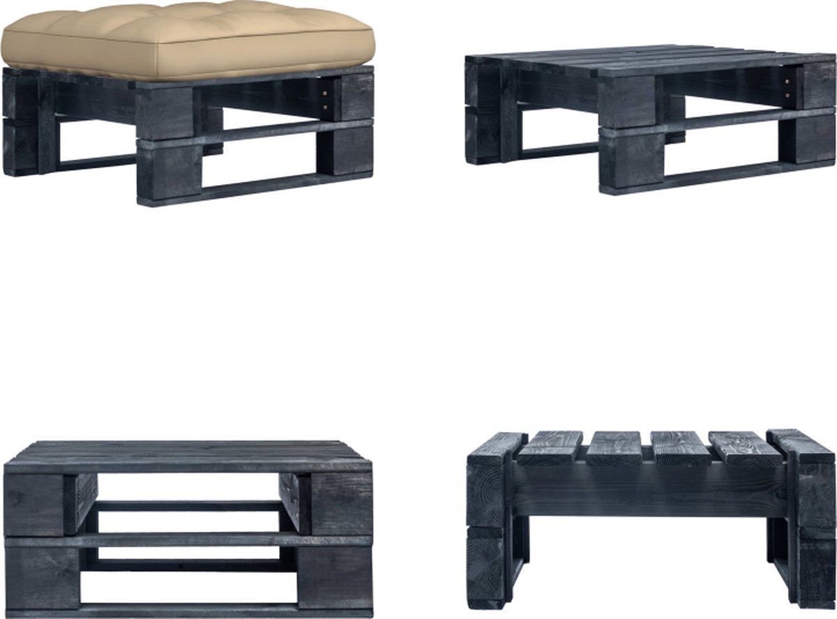 vidaXL Tuinhocker - Pallet - Geïmpregneerd Vurenhout Tuinhocker vidaXL Tuinhocker - Pallet - Geïmpregneerd Vurenhout Tuinhocker