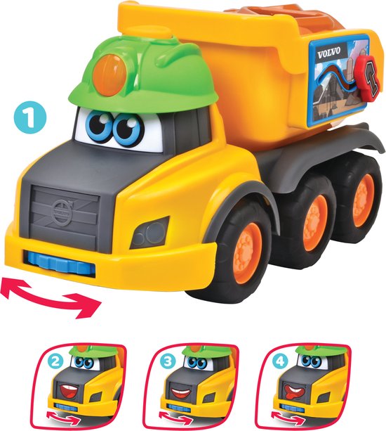 Simba - Abc - Harry Hauler - Vormsorteervoertuig - Blokken - Vrachtwagen - Volvo - Rammelaar van Simba — afbeelding 4
