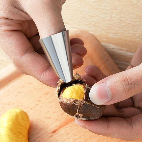 YDMAJF Pince Chataignes, Inoxydable Pince à Châtaignes, Châtaigne Clip