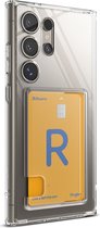 Ringke Fusion Card | Hoesje Geschikt voor Samsung Galaxy S24 Ultra | Back Cover met Kaarthouder | Transparant