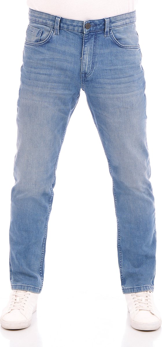 Tom Tailor Heren Jeans Broeken Marvin regular/straight Fit Blauw Volwassenen Denim Jeansbroek