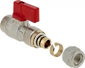 Sanivesk Kogelkraan Mini Haaks Knel 15mmx3/8M Chroom kopen? | CV kranen