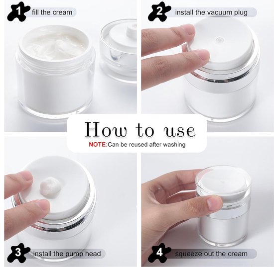 Essais Type 5ml 10ml Transparent Noir Cosmétique Portable COMME Mince Flacon Air