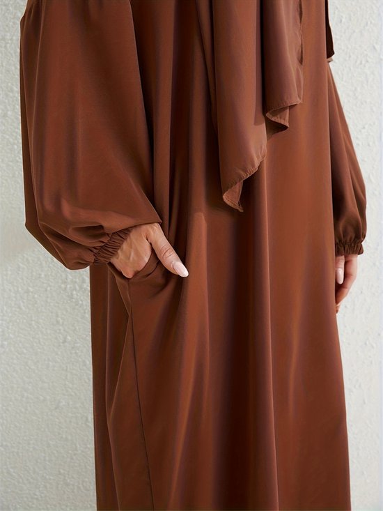 Nivard Abaya - Vêtements de prière Femmes - Vêtements islamiques - Jilbab - Khimar - Femme - Alhamdulillah - Vert