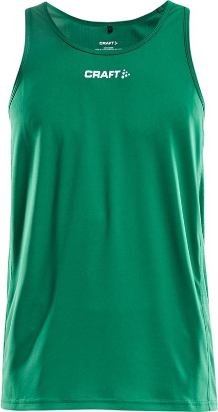 Craft Rush Singlet Jr 1907369 - Team Green - 122/128