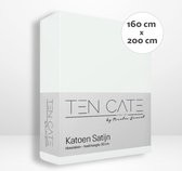Drap-housse 100% satin de coton Ten Cate - 160x200 - Blanc