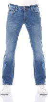 Mustang Heren Jeans Broeken Oregon Bootcut bootcut Fit Blauw Volwassenen Denim Jeansbroek Spijkerbroek heren