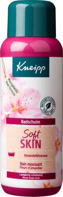 Kneipp Soft Skin - Badschuim - Amandelbloesem - Vegan - Voor de droge en gevoelige huid - 1 st - 400 ml