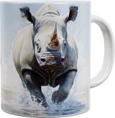 Neushoorn - Rhino - Mok 440 ml