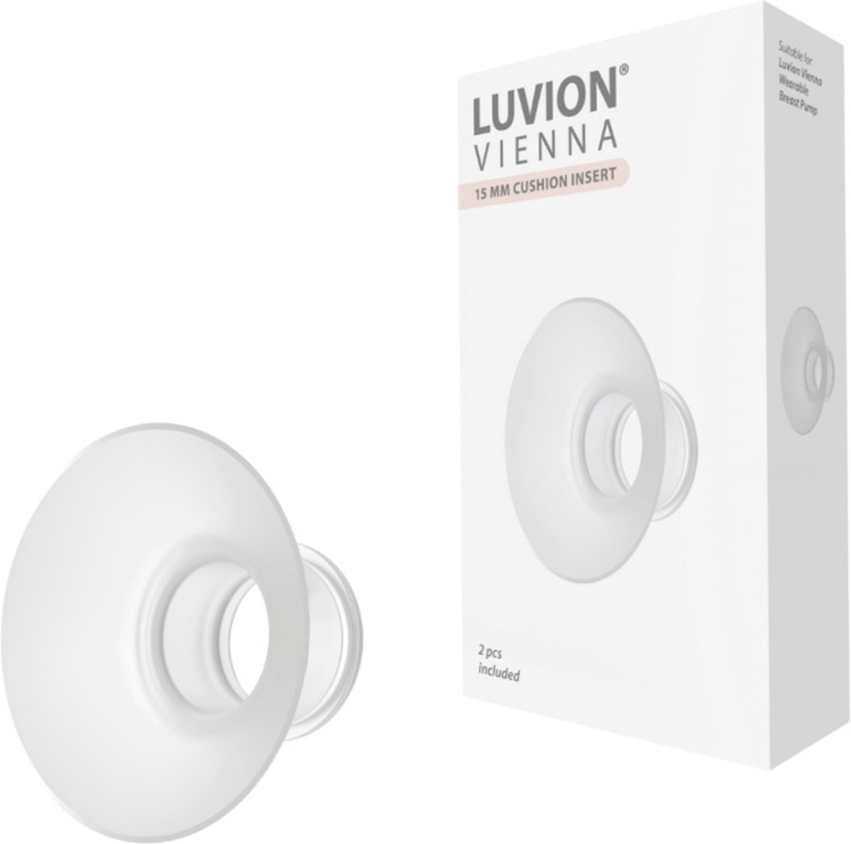 Goedkoopste LUVION® Borstschild Verkleiner 15mm (2 stuks) Vienna