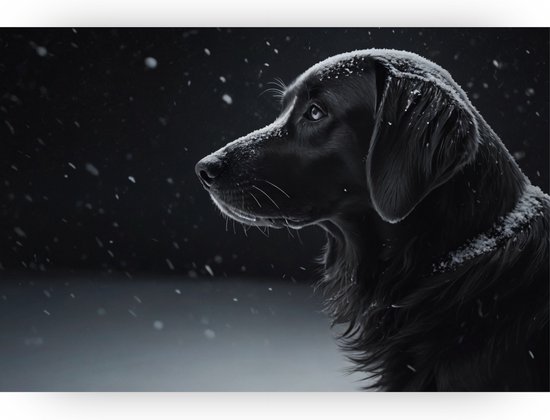 Hond schilderij - Huisdieren glasschilderij - Glasschilderijen hond - Schilderijen op glas industrieel - Acrylglas schilderij - Woondecoratie - 60 x 40 cm 5mm