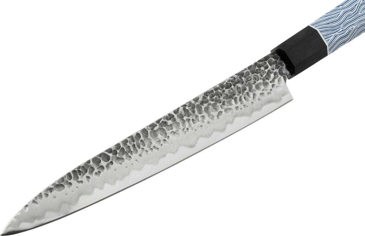 Eden Elements Sashimimes 2001-421, 22 cm, Aziatisch Keukenmes van Roestvaststaal met Gekleurde Handgreep