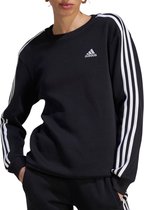 adidas Sportswear Essentials 3-Stripes Fleece Sweatshirt - Dames - Zwart- M