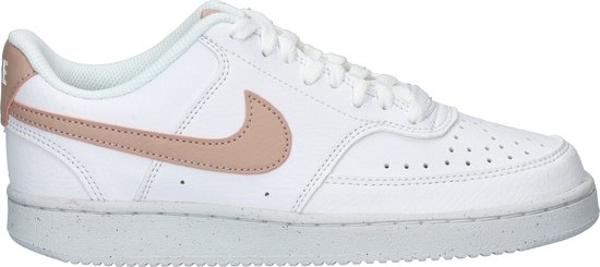NIKE COURT VISION LOW NEXT NATURE - SNEAKERS - WIT/ROZE - DAMES - Maat 40
