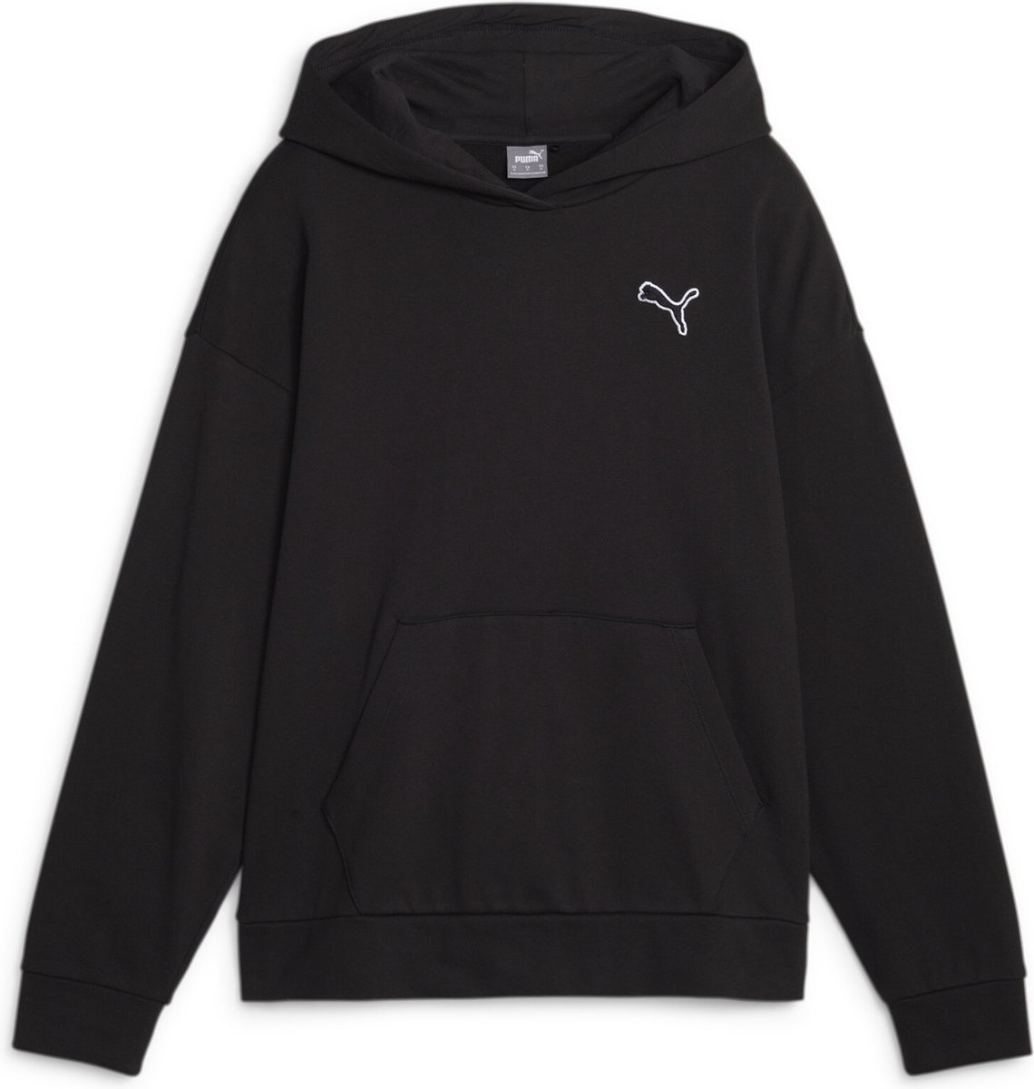PUMA BETTER ESSENTIALS Hoodie FL Dames Trui Puma Zwart