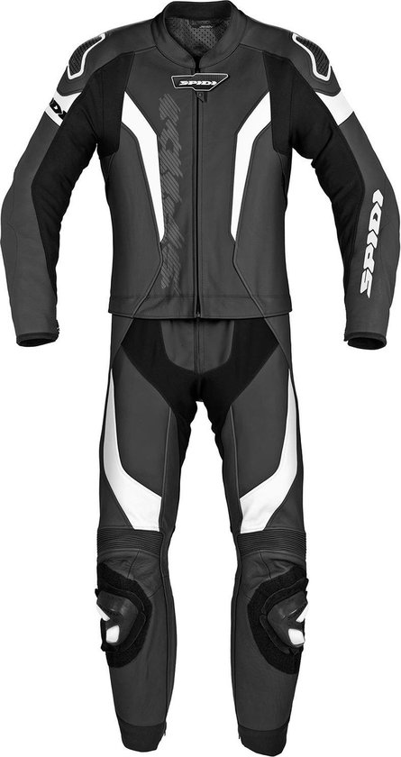 Combinaison Spidi Laser Touring White Noir 48 - Taille - Combinaison de course