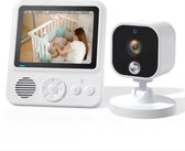 Kay - Babyfoon met Camera - HD-beeldscherm en handige functies.