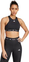 adidas Performance TECHFIT Medium-Support High-Neck Beha - Dames - Zwart- 2XL A-B