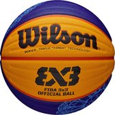 Ball Wilson FIBA ​​3X3 Paris 2024 Replica WZ3015001XB, unisexe, jaune, basket-ball, taille : 6