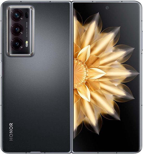 HONOR Magic V2 グローバル版 16GB/512GB Honor Magic V2 5G 16GB/512GB Black PU Leather | bol