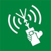 meldingsradio10x1010 Stickers van 10 cm