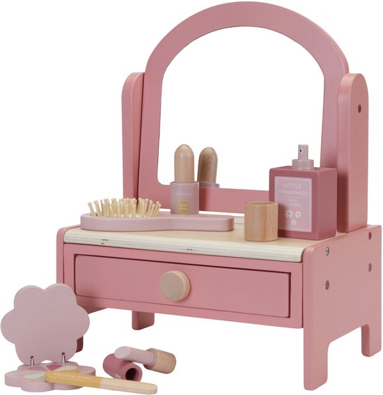 Little Dutch - 33 cm - Roze - Kaptafel FSC