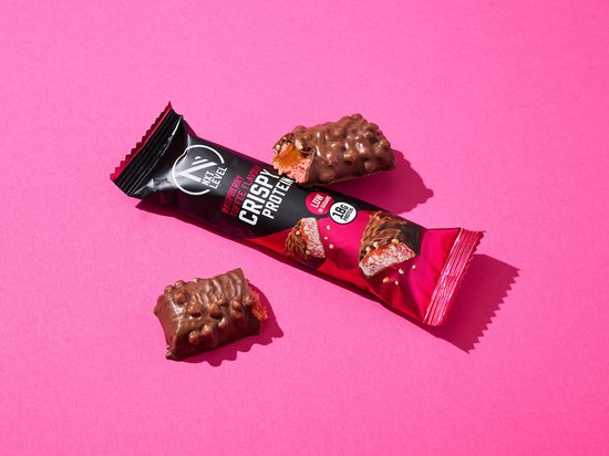 Protein Riegel Crispy Raspberry NXT Level Crispy Protein - Raspberry Toffee sportreep - 12 eiwitrepen | bol