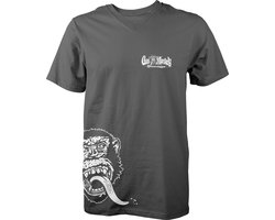 Gas Monkey Garage T-shirt Large, Side M,on-key, donkergrijs