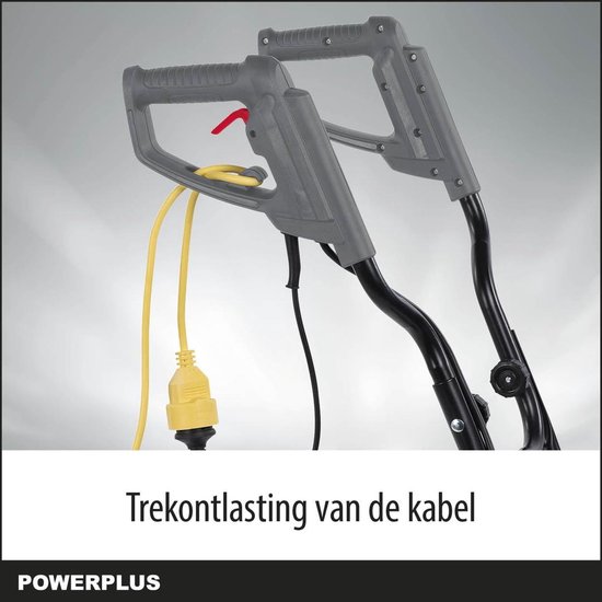WilTec Grondfrees met elektrische motor, 1500 W, vacuümsnelheid, 400 t/min, werkdiepte 220 mm, aftappen