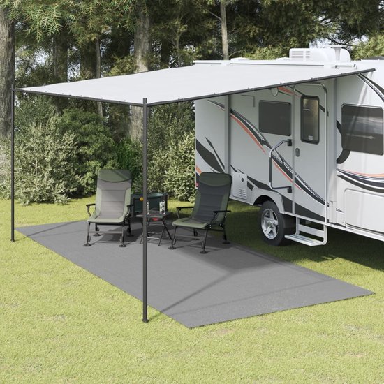 vidaXL - Tenttapijt - 5,5x2,5 - m - antracietkleurig van Merkloos — afbeelding 4