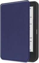 Housse adaptée pour Kobo Clara BW Case Bookcase Cover Book Case Cover Sleepcover - Bleu foncé