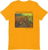 Vincent van Gogh 'De Rode Wijngaard' ("The Red Vineyard") Beroemd Schilderij T-Shirt | Unisex Klassiek Kunst T-shirt | Goud | L