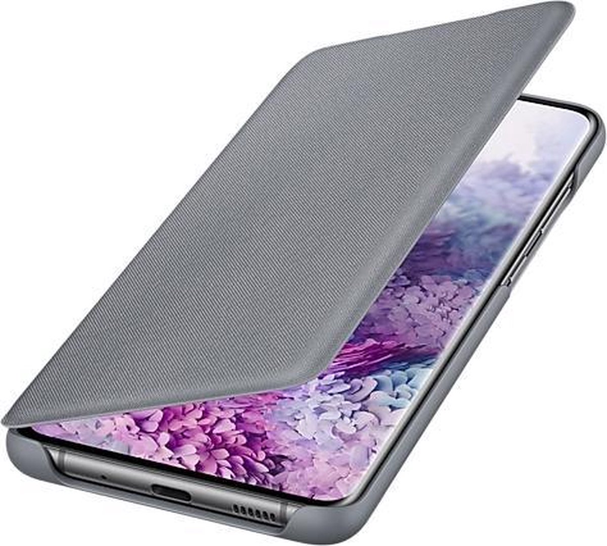 Samsung LED View Case Hoesje - Grijs - voor Samsung Galaxy S20+ (Plus-versie)