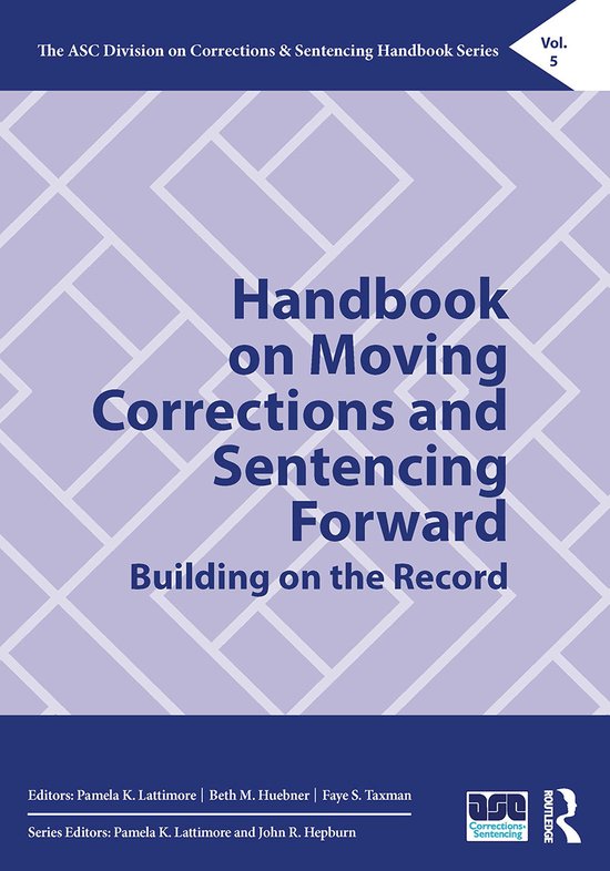 The ASC Division on Corrections & Sentencing Handbook Series ... - cover