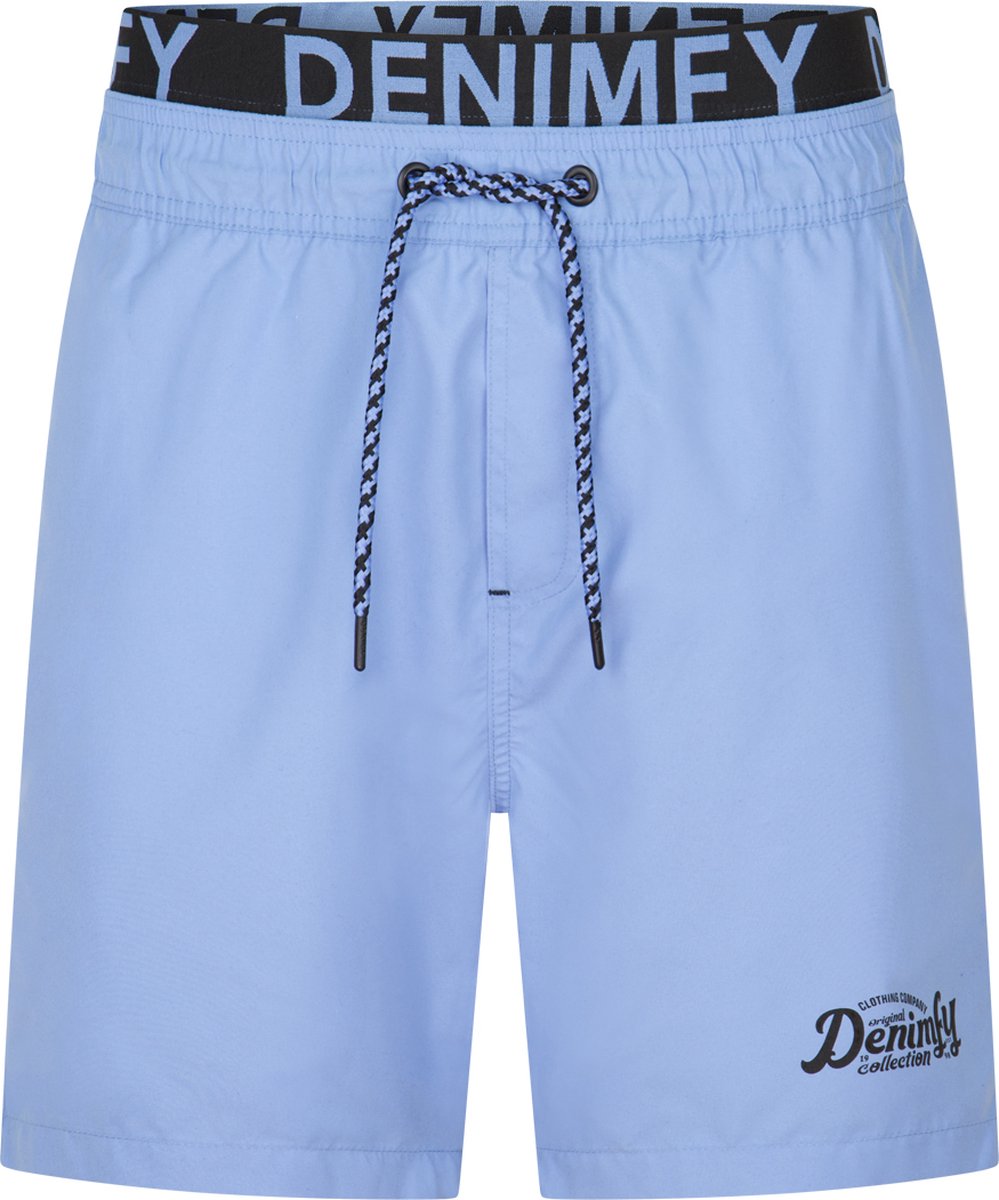DENIMFY Heren Short DFNeo bequem Blauw 4XL Volwassenen Zwembroek Zwemshort