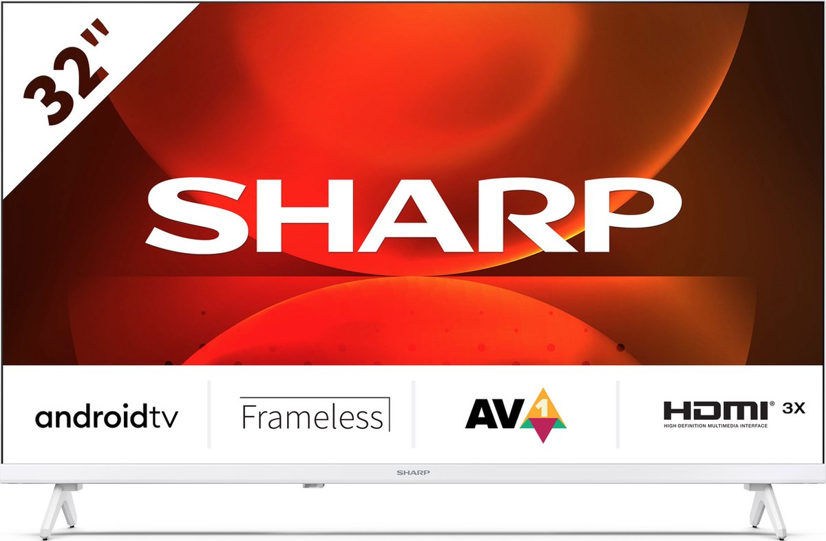 Sharp 32FH2 W - 32 inch - HD-Ready - Smart TV - wit