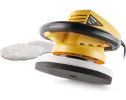 Powerplus elektrische haakse poliermachine POWX04960 - 120W - 240mm - power tool, auto-accessoire, met 2 acc.