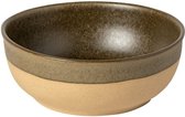 Kitchen trend - Arenito - kom poke bowl - olijfgroen - set van 6 - 18,5 cm rond