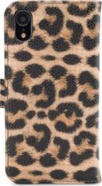 My Style Flex Wallet Telefoonhoesje geschikt voor Apple iPhone XR Hoesje Bookcase Portemonnee - Leopard