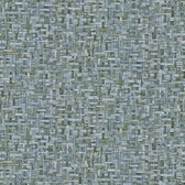 Natuur behang Profhome 377063-GU vliesbehang glad met natuur patroon mat blauw 5,33 m2