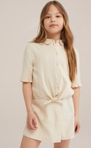 WE Fashion Meisjes blouse van linnenmix