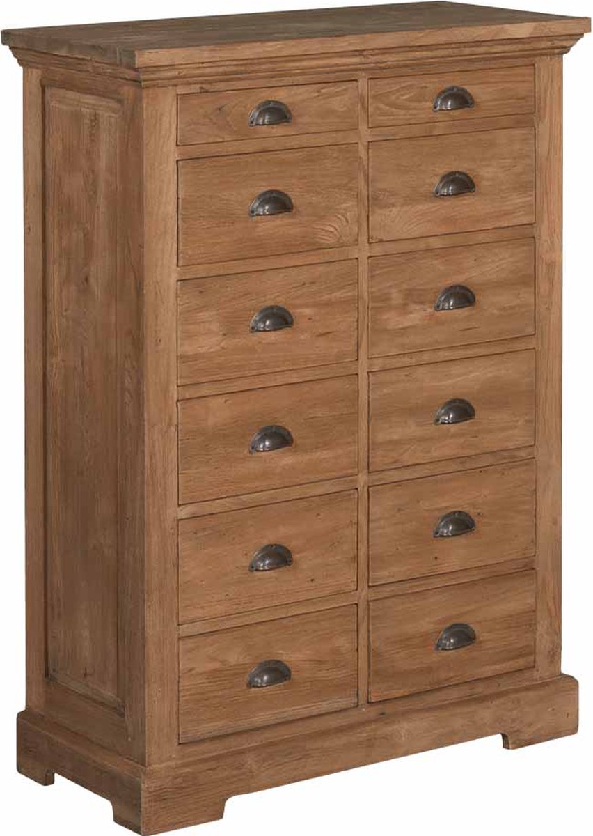 Tower Living Bologna Ladekast teakhout 88x43x120 cm - Naturel