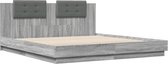 vidaXL-Bedframe-met-hoofdeinde-bewerkt-hout-grijs-sonoma-200x200-cm
