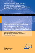 Communications in Computer and Information Science 1698 - Information and Communication Technologies in Education, Research, and Industrial Applications