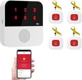 ValueStar Senioren Alarm - Alarmknop - Personenalarmering - Seniorenalarm - Wifi - 4 belknoppen