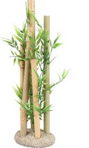 Aqua Della - Aquariumdecoratie - Vissen - Bamboe Ornament L - 10,5x8,5x26cm Meerkleurig - 1st