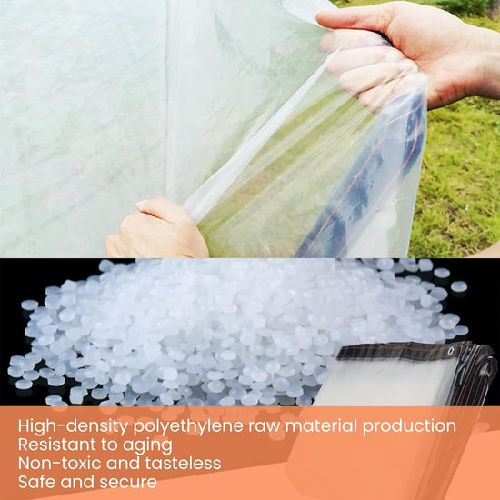 Bâche Transparente Imperméable 2x3 M Avec œillets - Protection Pluie, Poussière - Camping, Jardin