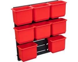 QBRICK set FX gereedschapsplaat met 8 bakjes