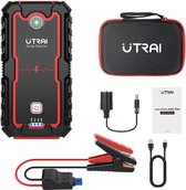 Utrai - Jumpstarter - Startkabels - Auto - Startkabels Met Powerbank - Draagbaar - LED Zaklamp - 2000A - INCL. Opbergkoffer -