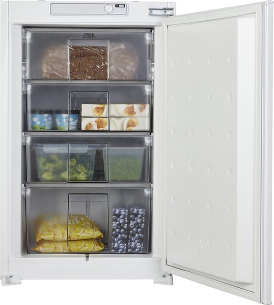 ETNA VS6088 - Inbouw sleepdeur vrieskast (88 cm) - Mechanische thermostaat - 95L - Geluidsniveau: 38 dB(A) - Energieklasse E